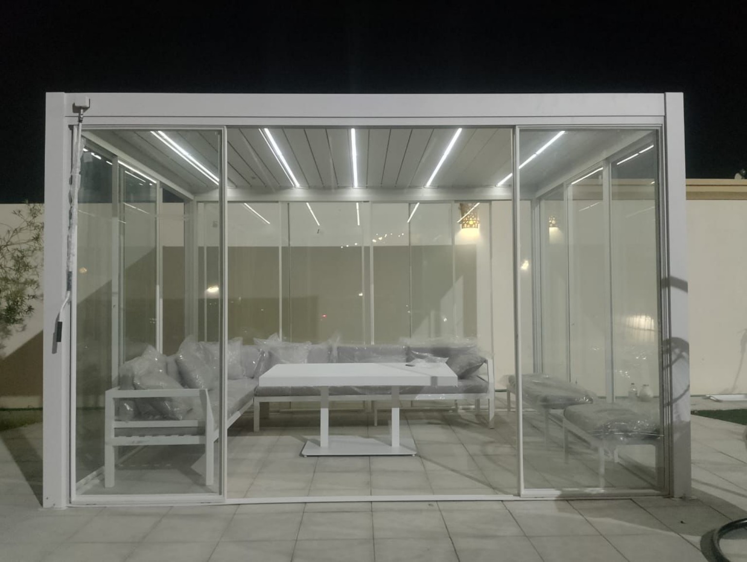 Glass-Enclosed Garden Room installed in the UAE
