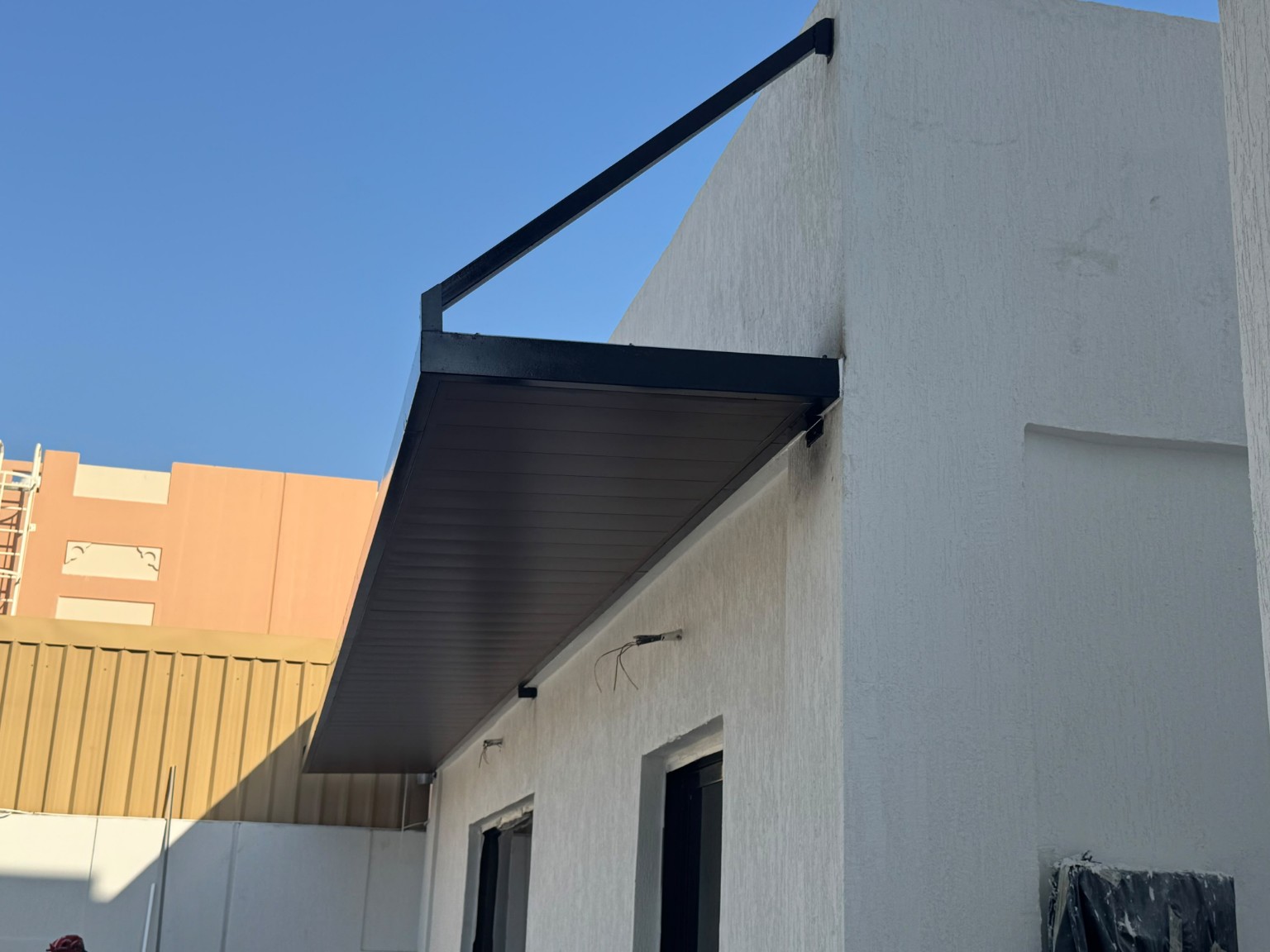 Wall-Hung Suspended Canopy installed in the UAE